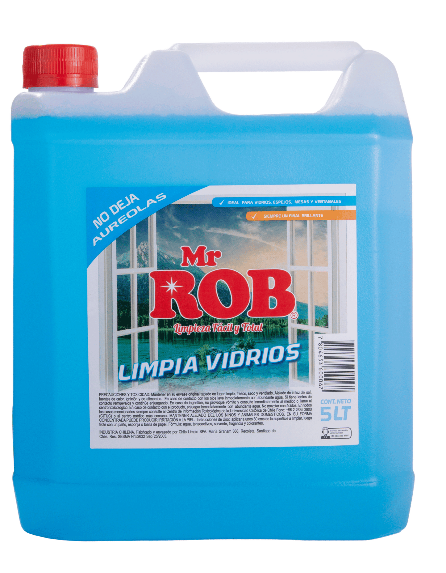 Limpia Vidrio 5 Lts