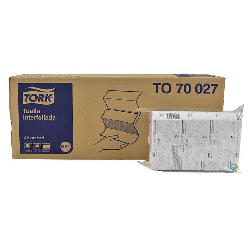 Toalla Interfoliada Tork 16 pack de 200 Hojas