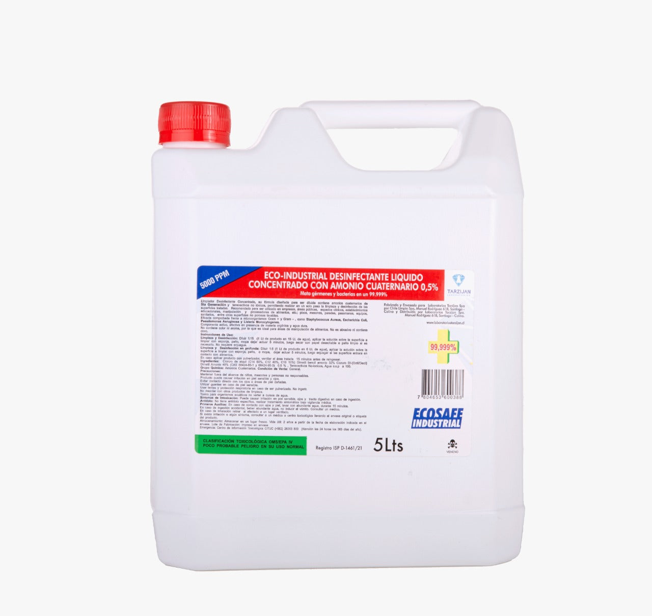 Amonio Cuaternario Concentrado 5 Lts