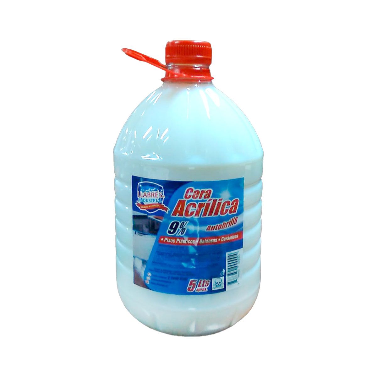 Cera Autobrillo al 9% 5 Lts. Incolora