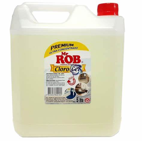 Cloro Gel Mister Rob 5 Lts