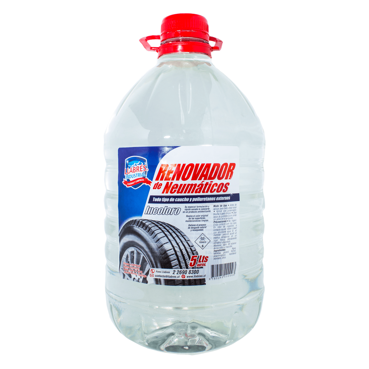 Renovador de Goma Transparente 5 Lts.