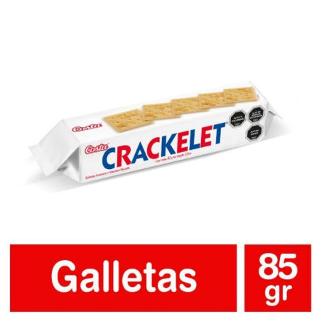 Galleta Crackelet 85GR Costa 4 Un