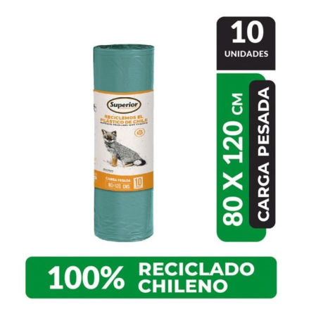 Bolsa Basura 80 x 120 Pack 10 Un Variedades