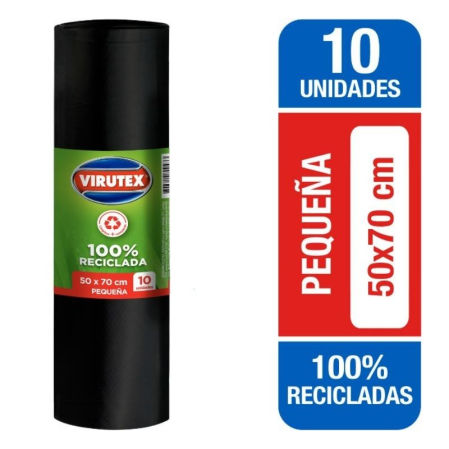 Bolsas de Basura 50 x 70 pack 10 unidades variedades