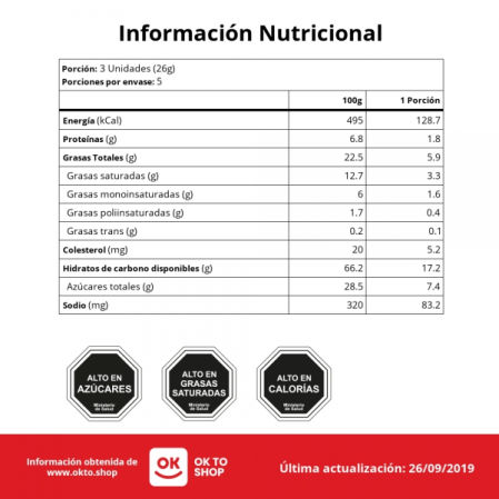 Galletas KUKY Clasica 120GR MC KAY