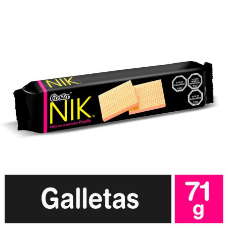 Galleta NIK Bocado 71GR Costa pack 5 Un