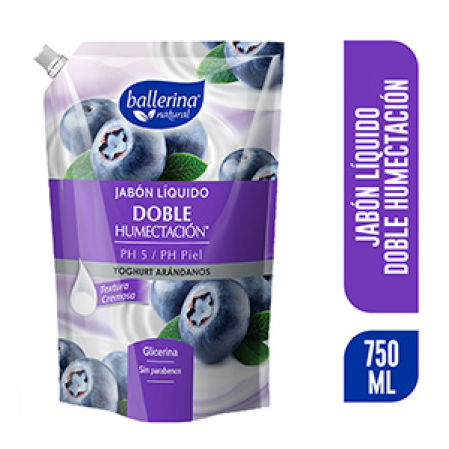 Jabón Ballerina Doypack 750 ml Variedades