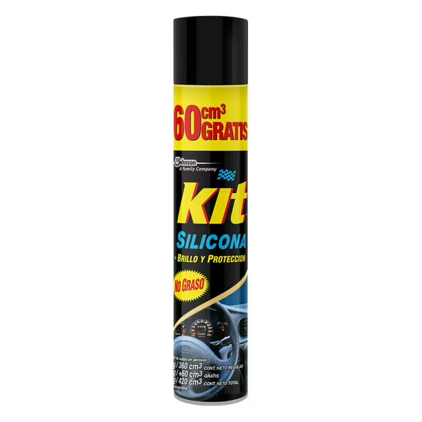 Silicona KIT auto en spray no graso 420cc, 1 un