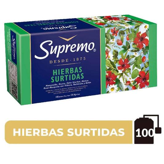 Hierbas Surtidas Supremo 100 Un