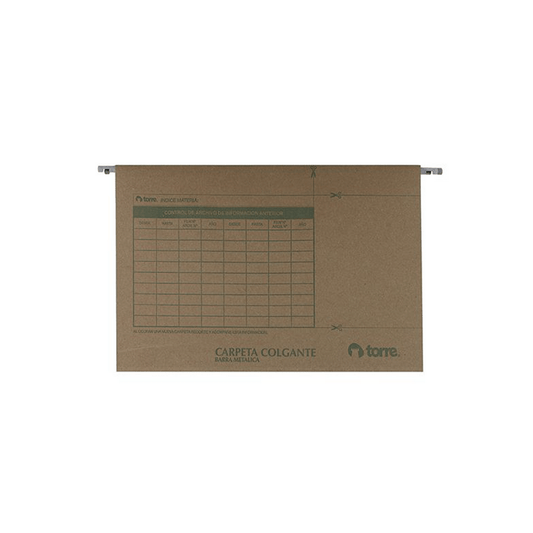 Carpeta Colgante Metal Estándar Kraft Variedades