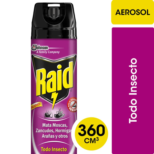 RAID Insecticidas Mata Todo 360cc