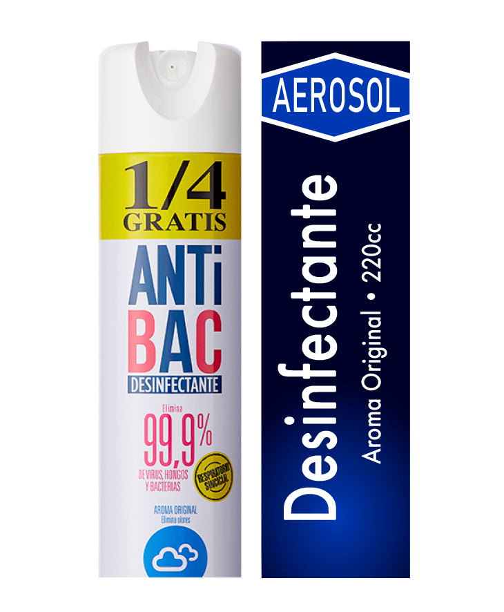 Desinfectante Spray Anti BAC 220 cc – Comercial Amanecer