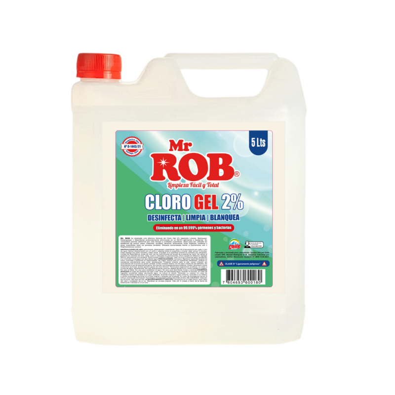 Cloro Gel Mister Rob 5 Lts