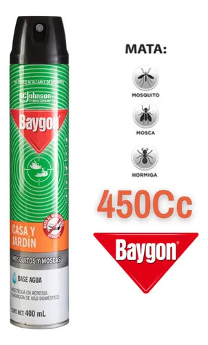 Insecticidas Casa y Jardín 450cc Baygon
