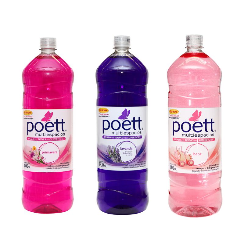 Limpia Piso 900ml Poett