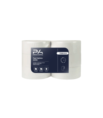 Papel higiénico 300 mts 6 unidades (1800 mts) PA