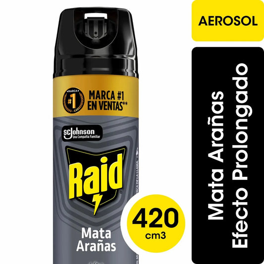 RAID Insecticidas Mata Arañas 420cc