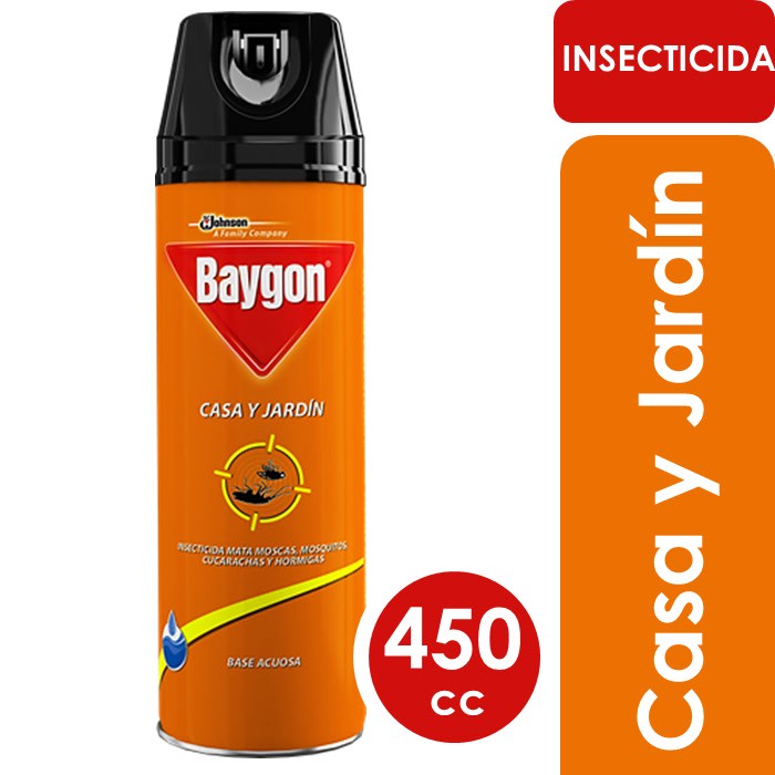Insecticidas Casa y Jardín 450cc Baygon
