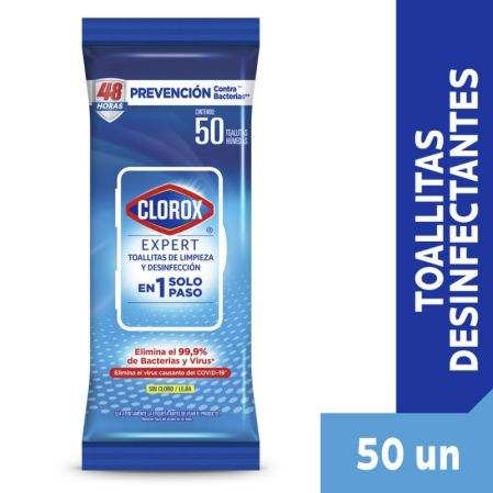 Toallitas Desinfectantes Clorox 50 Un