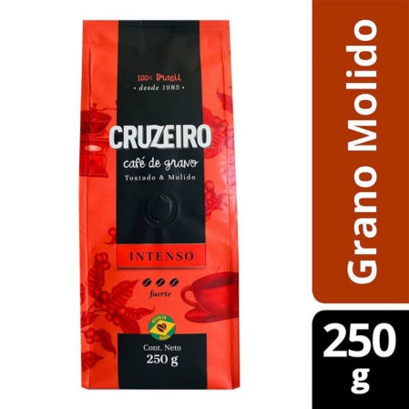 Café Molido Intenso 250GR Cruzeiro