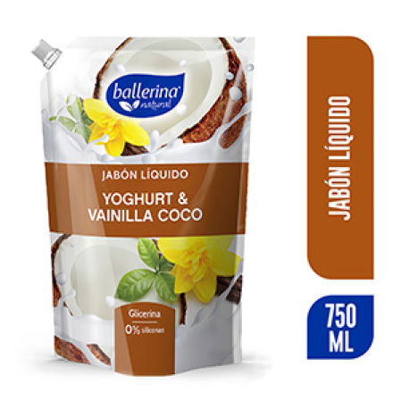 Jabón Ballerina Doypack 750 ml Variedades